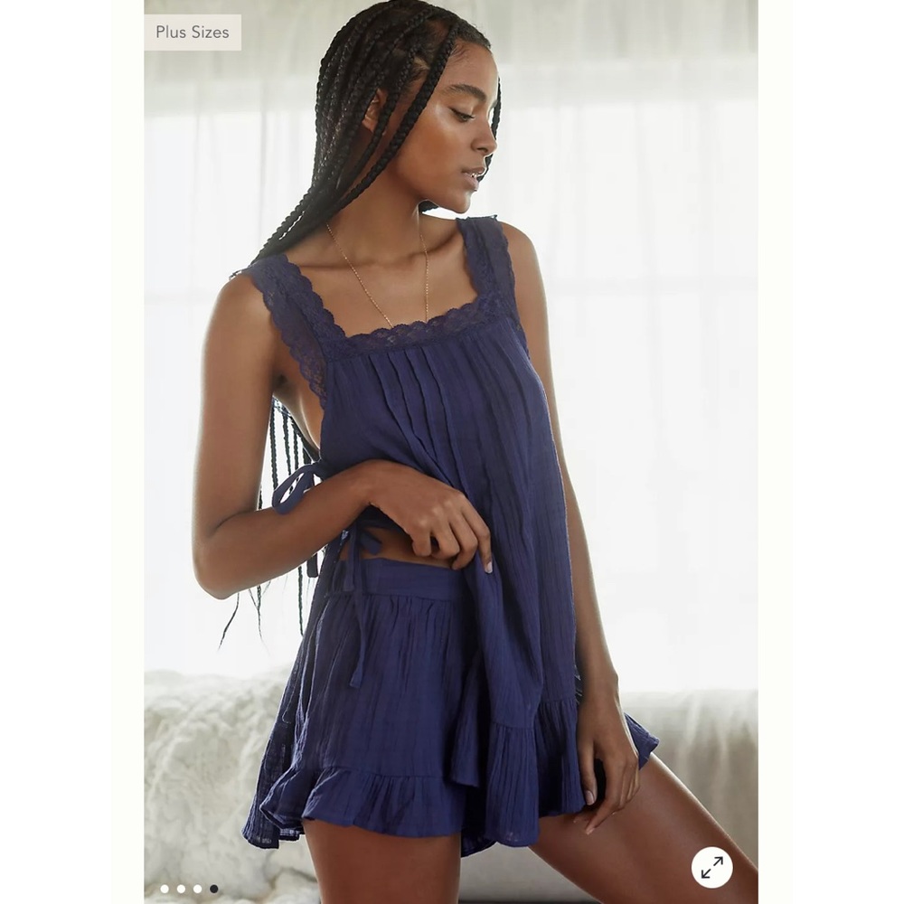 Lace Tunic Shorts Set by Anthropologie NWT